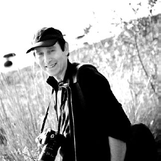Jim Laser portrait black and white